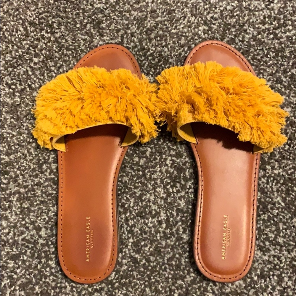 Yellow sandals